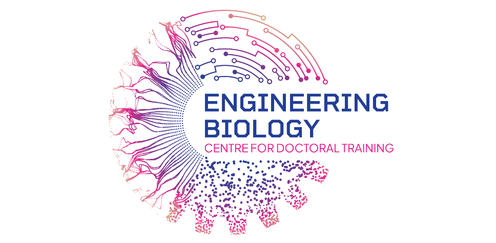 Engineering Biology Centre for Doctoral Training is written in the gap of a C-shaped science diagram